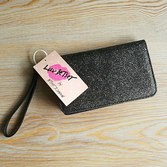 Betsey Johnson Handbags - Final Price Drop- Betsey Johnson Sparkly Wristlet